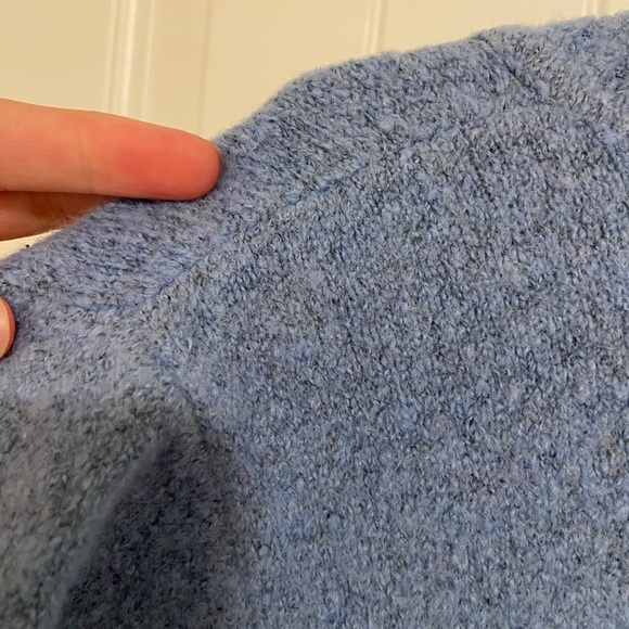 NWOT | Jones New York Collection women’s thick knit wide collar drapey sweater M - Picture 6 of 6